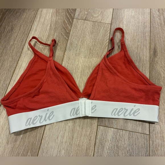 AERIE | Coral ribbed Bralette XL - Picture 3 of 4